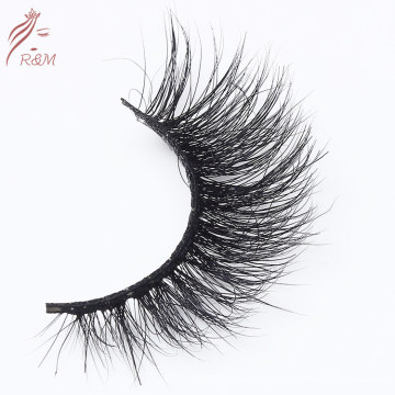 100% High Quality Free Cruelty Silk Protein Material Faux Mink Eyelashes